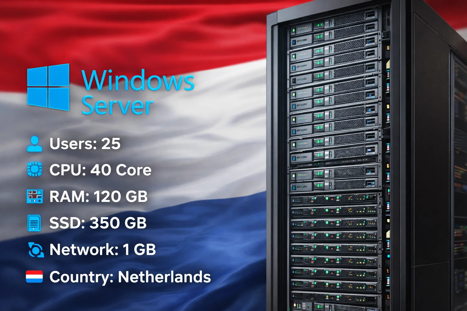Windows Server 25 - Netherlands