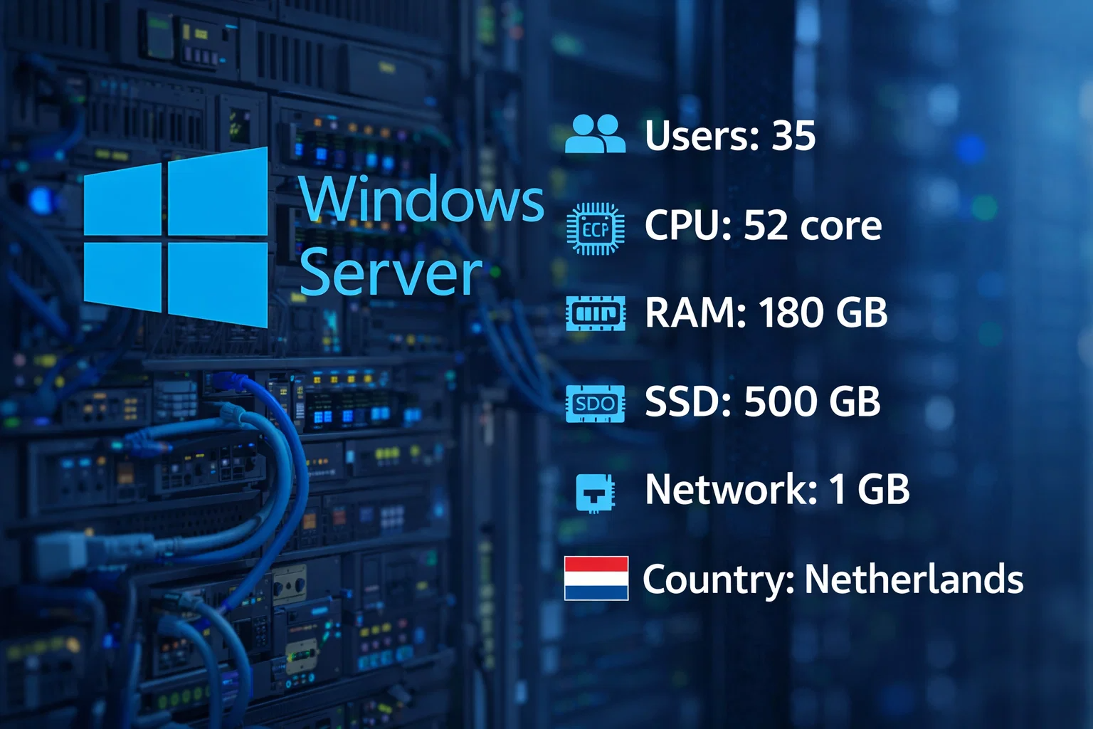 Windows Server 35 - Netherlands