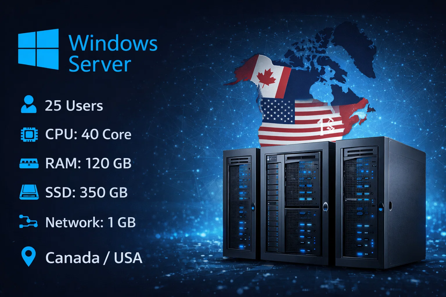 Windows Server 25 - Canada/USA